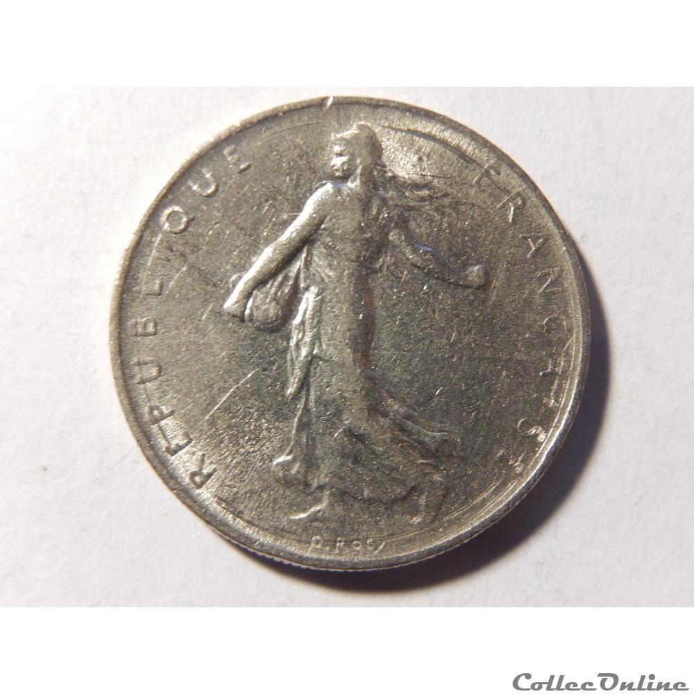 monnaie france moderne 1 franc semeuse 1960