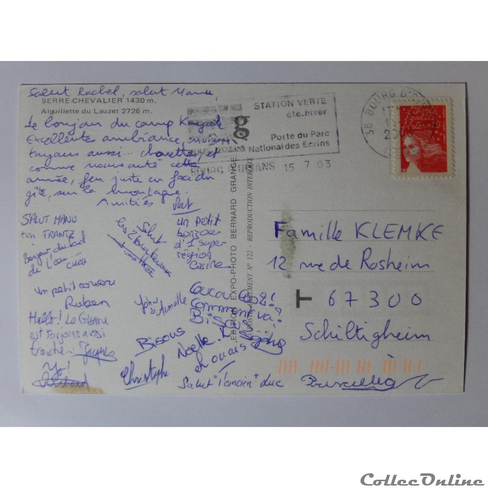 CP des Hautes-Alpes, Serre-Chevalier carte postale france provence cote azur cp des hautes alpes serre chevalier