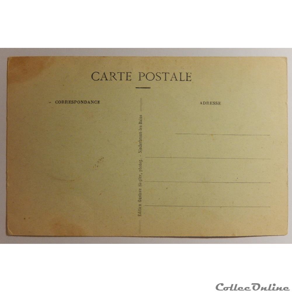 carte postale france alsace cpa de niederbronn les bains partie du lac bas rhin
