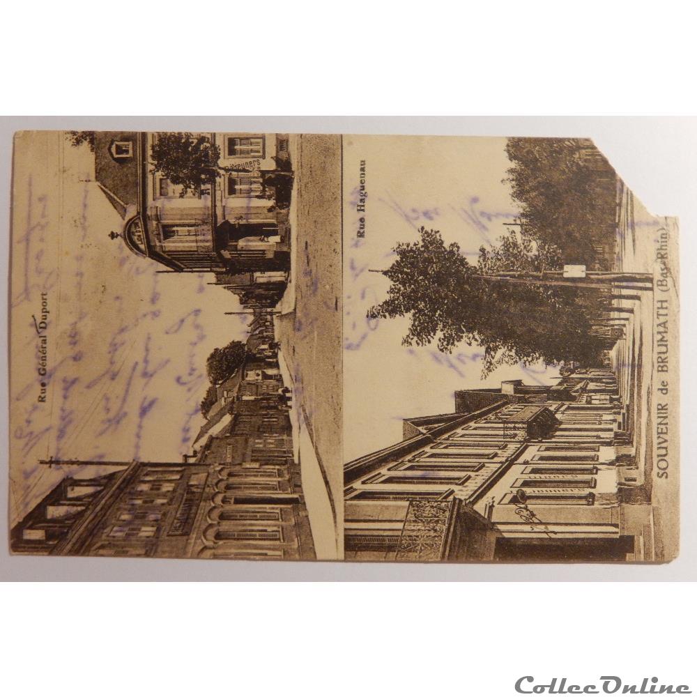 carte postale france alsace cpa de brumath bas rhin