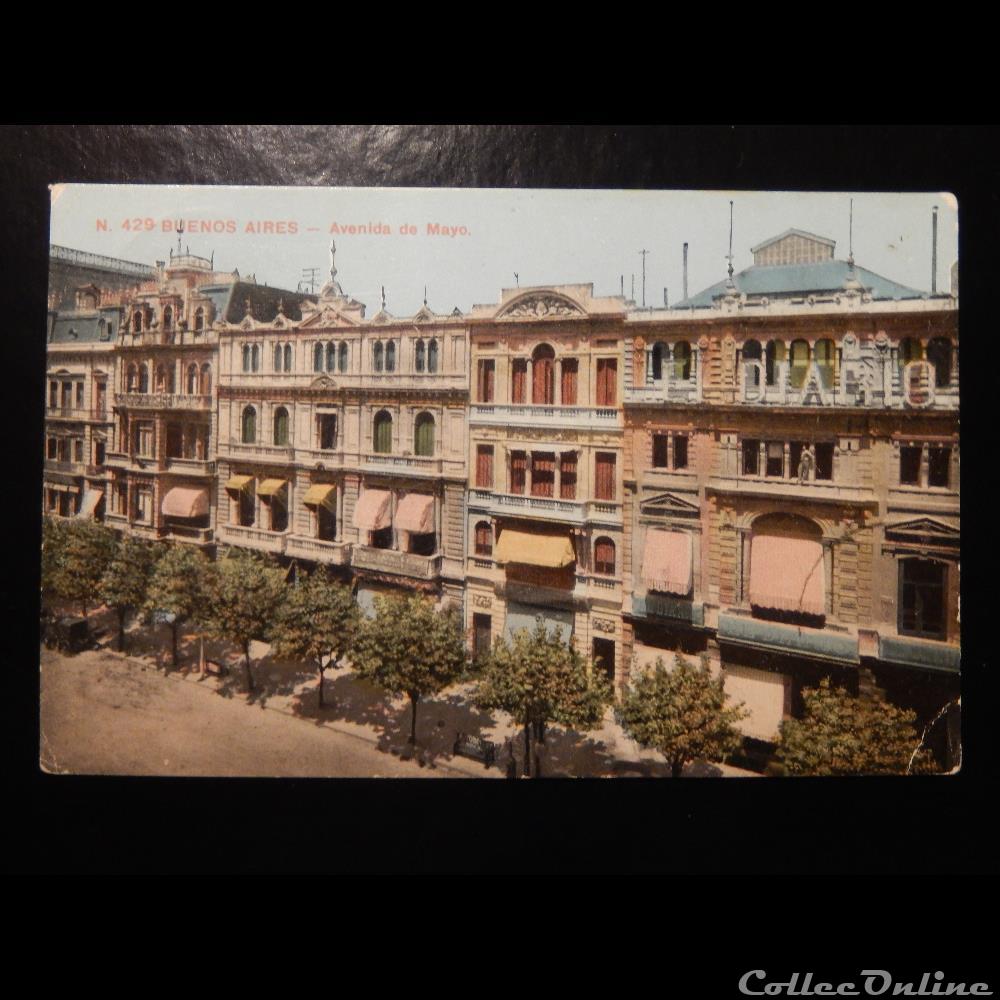 CPA d'Argentine, Buenos Aires carte postale amerique languedoc roussillon cpa argentine buenos aires