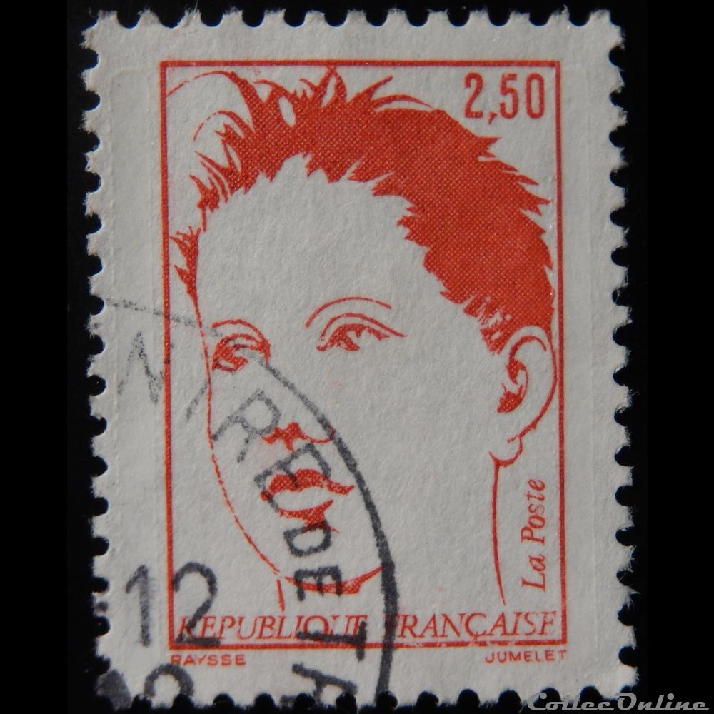 02773 Bicentenaire de la République Oeuvre de Martial Raysse 2F50 timbre france 02773 bicentenaire de la republique oeuvre de martial raysse 2f50