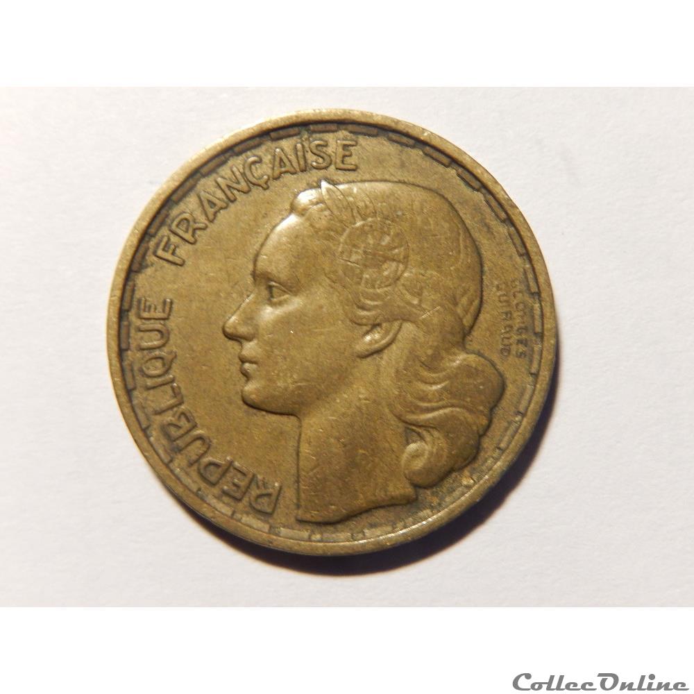 monnaie france moderne 20 f guiraud 1950
