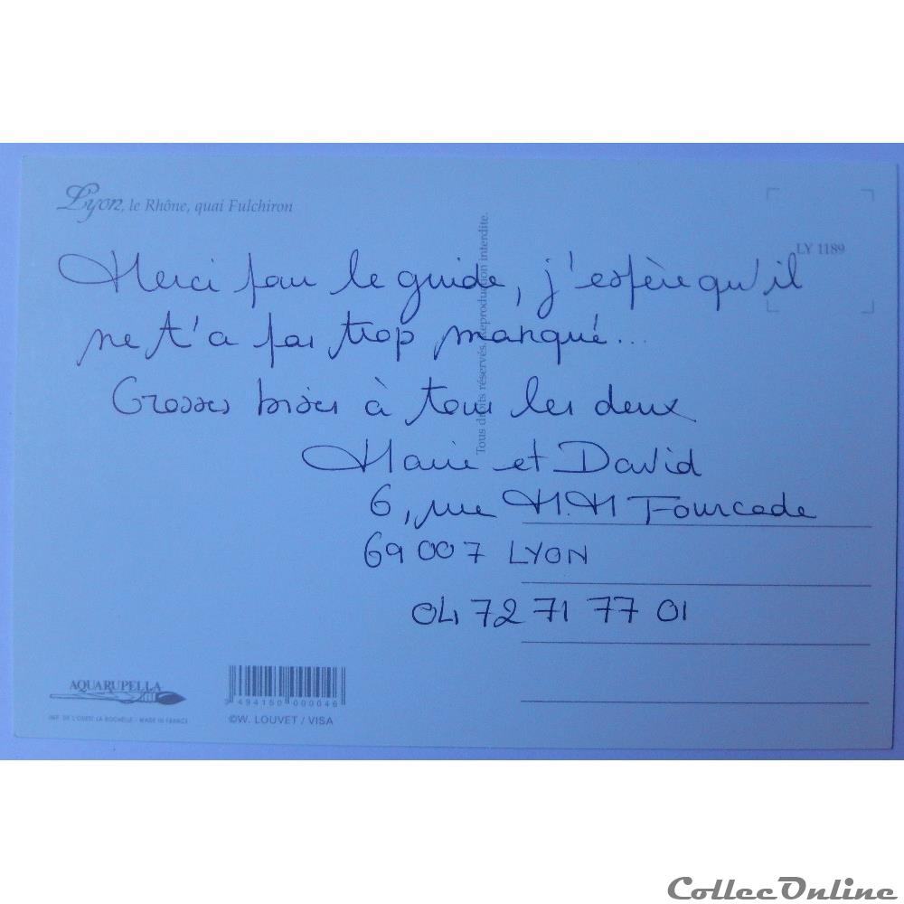 CP du Rhône, Lyon carte postale france alpe cp du rhone lyon