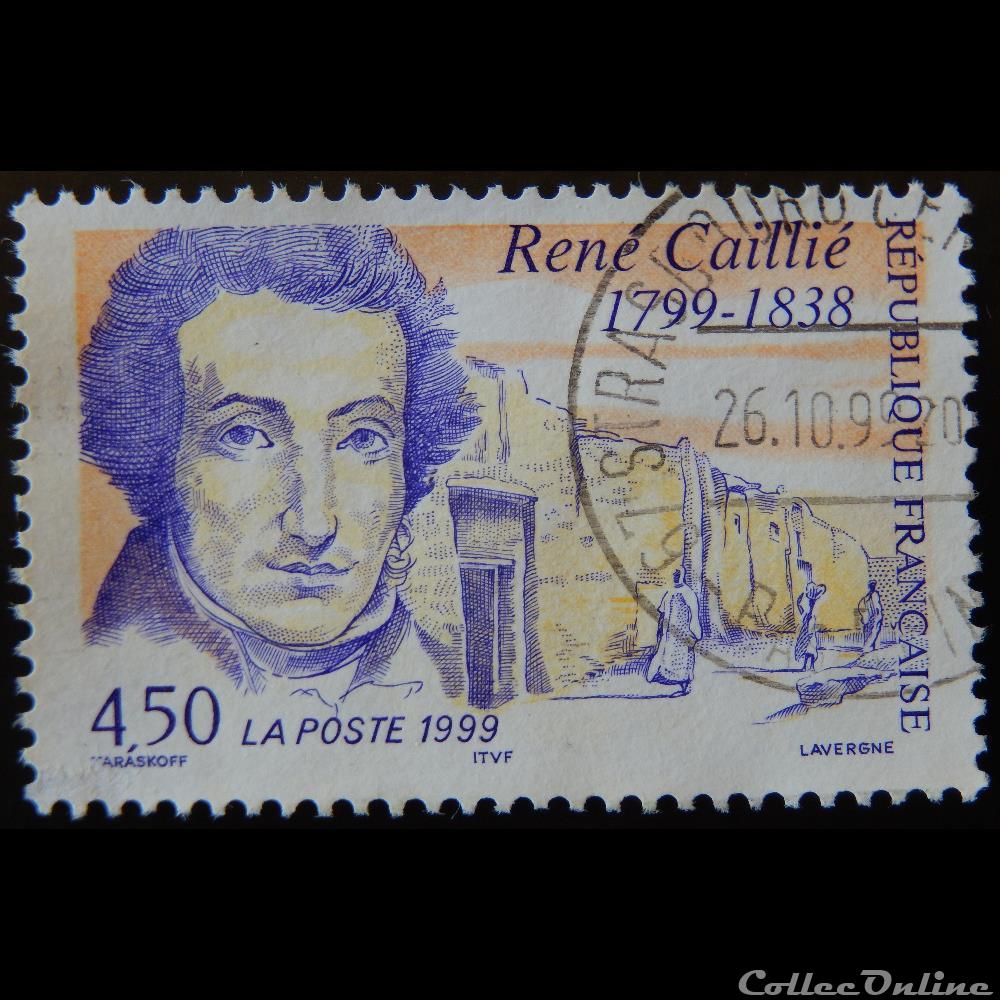 03257 Rene Caillié 1799-1838 4F50 timbre france 03257 rene caillie 1799 1838 4f50