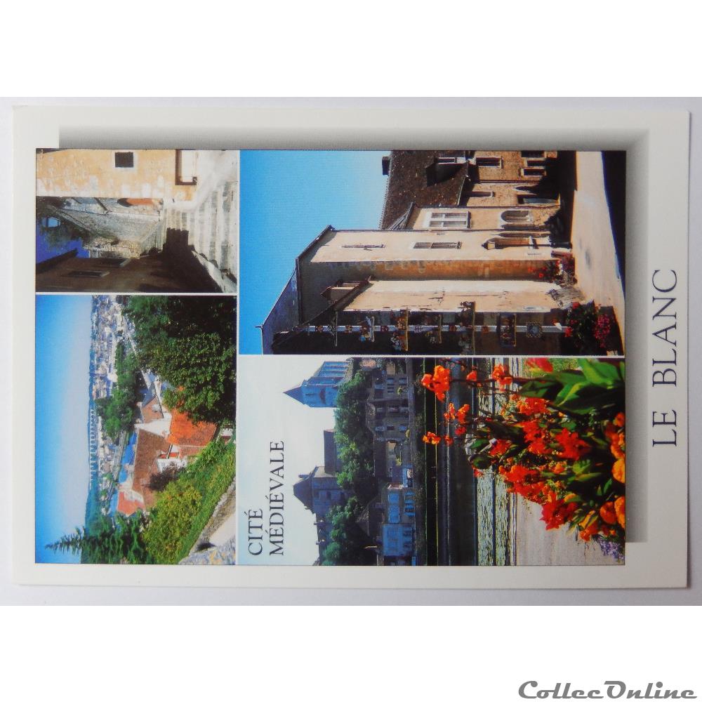 carte postale france centre cp de indre le blanc