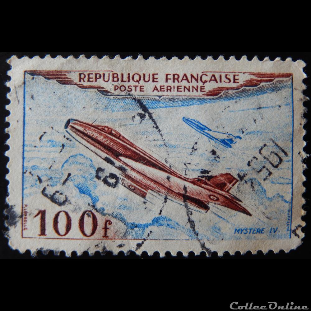 PA030 Mystère IV 100F timbre france pa030 mystere iv 100f