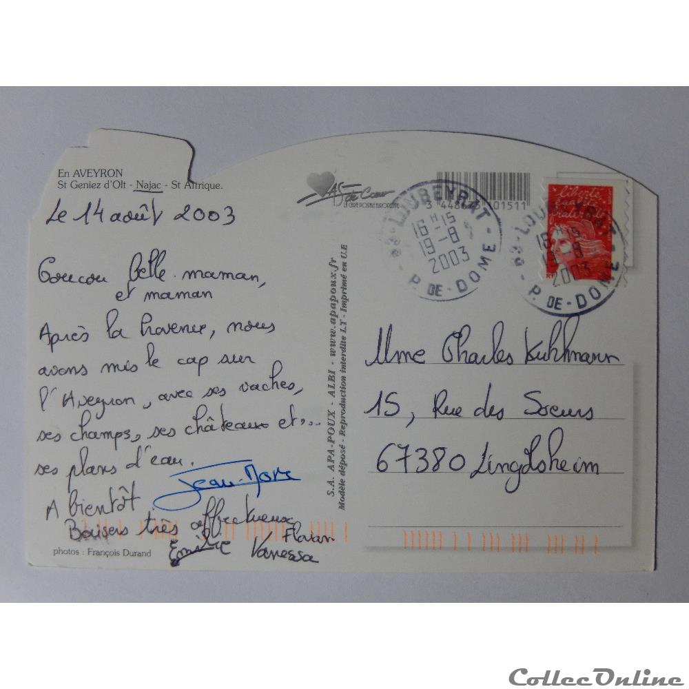 CP de L'Aveyron, Saint Geniez d'Olt, Najac et Saint Afrique carte postale france midi pyrenee cp de aveyron saint geniez olt najac et saint afrique