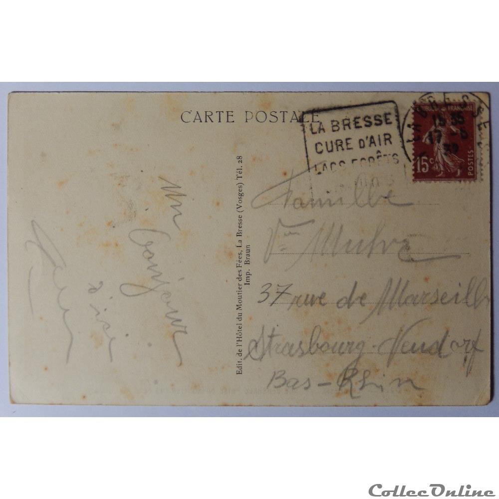 CPA des Vosges, La Bresse, vue générale carte postale france lorraine cpa des vosges la bresse vue generale