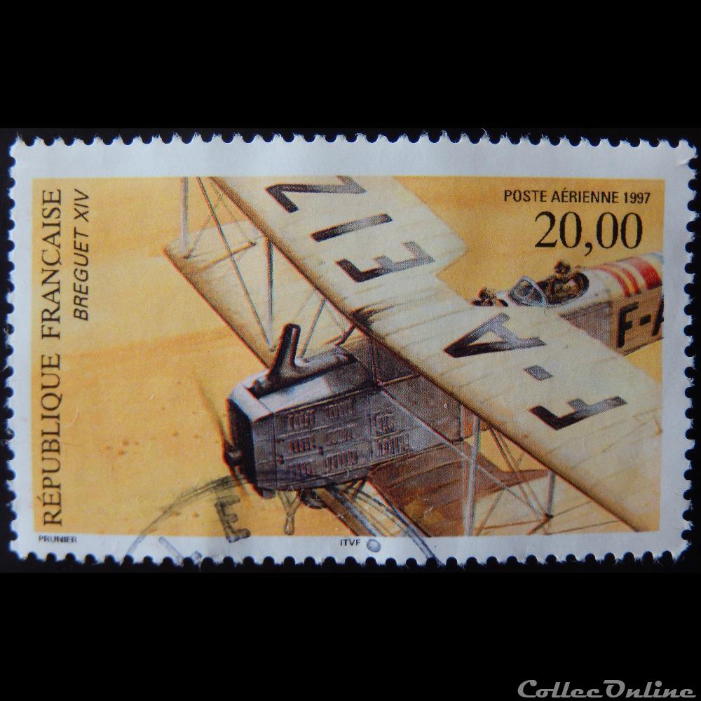 PA061 Breguet XIV 20F timbre france pa061 breguet xiv 20f