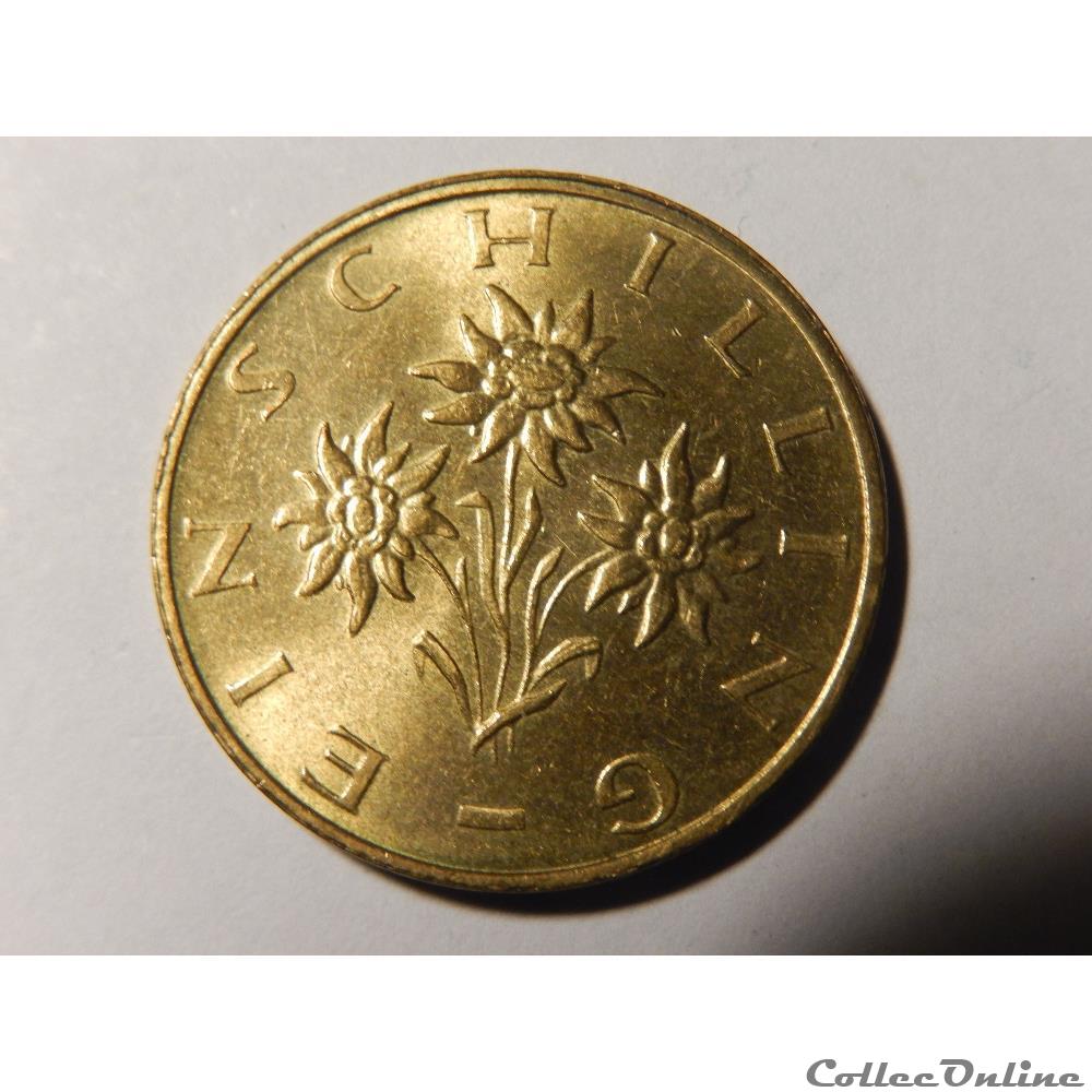 Autriche, 1 Schilling 1991 3 monnaie monde autriche 1 schilling 1991
