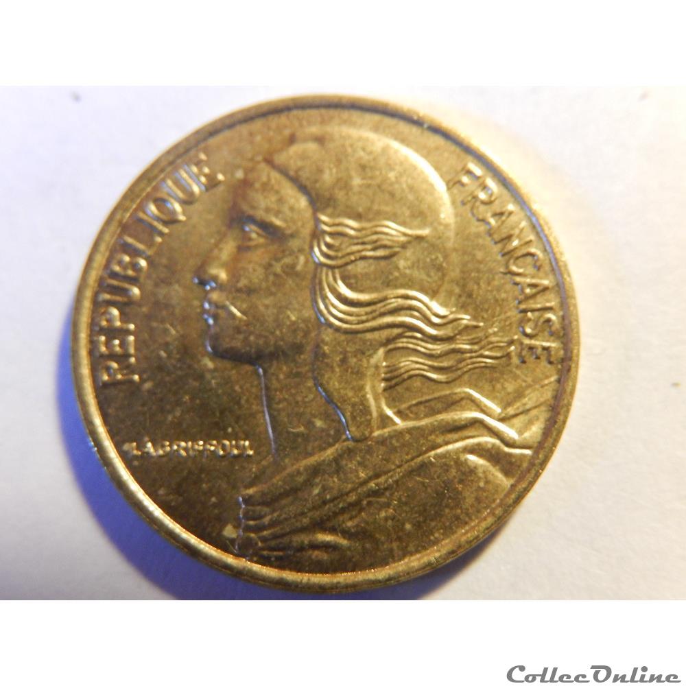 5 centimes Marianne 1996 4 plis 2 monnaie france moderne 5 centimes marianne 1996 4 plis