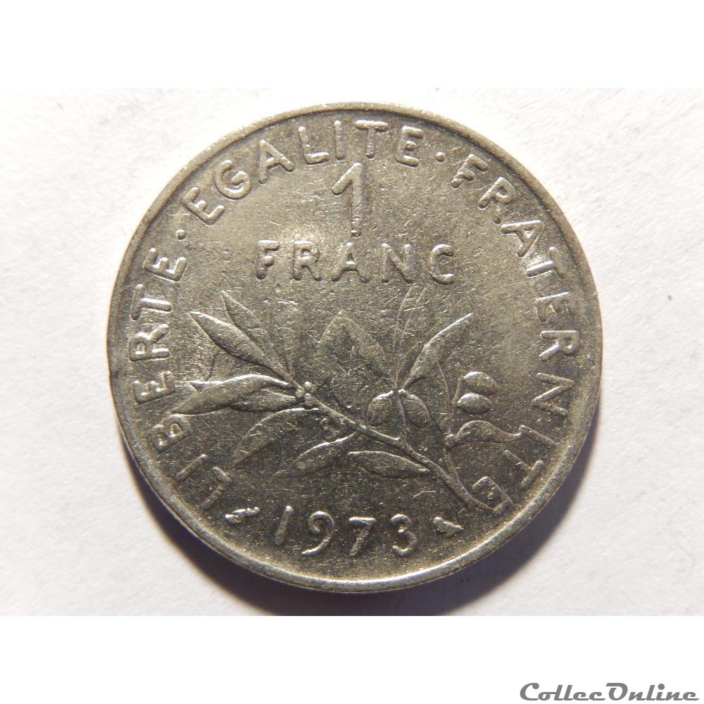 1 franc semeuse 1973 monnaie france moderne 1 franc semeuse 1973
