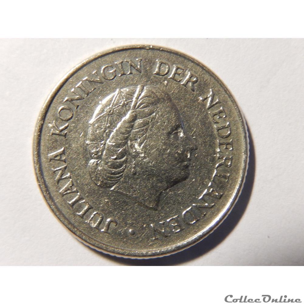 monnaie monde pays bas 25 cent de 1970