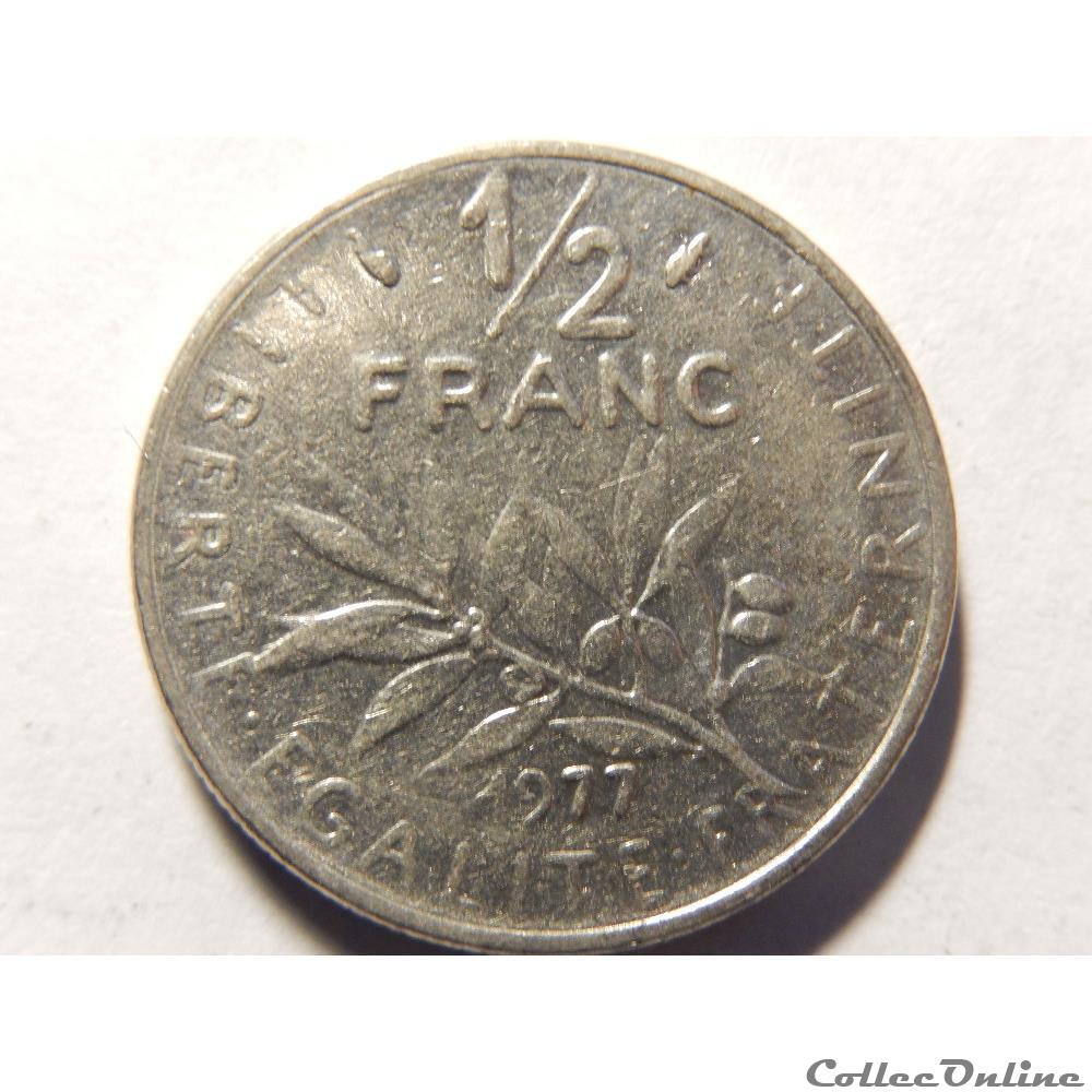 50 centimes Semeuse 1977 monnaie france moderne 50 centimes semeuse 1977