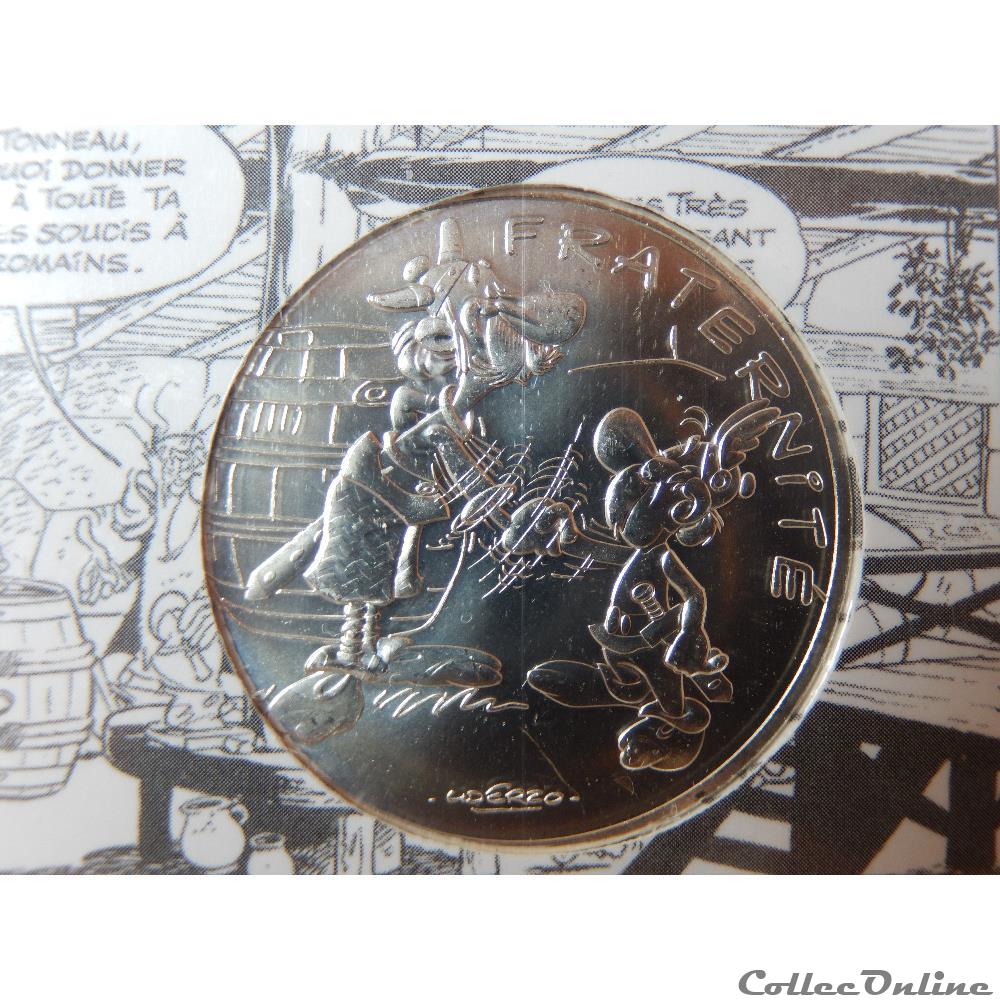 10 euros, Astérix et fraternité Bretons 2015 monnaie france moderne 10 euros asterix et fraternite bretons 2015