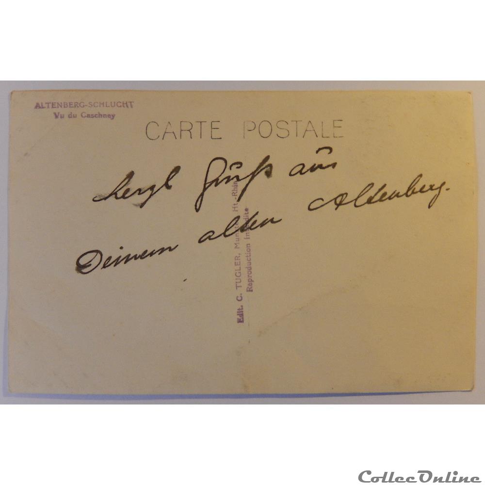 carte postale france alsace cpa altenberg haut rhin