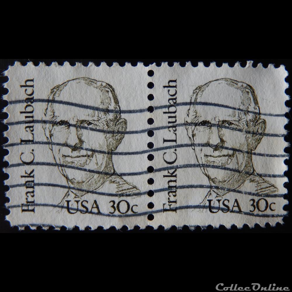 Etats Unis 01545 Dr. Franck C. Laubach 30c de 1984 timbre amerique etats unis 01545 dr franck c laubach 30c de 1984