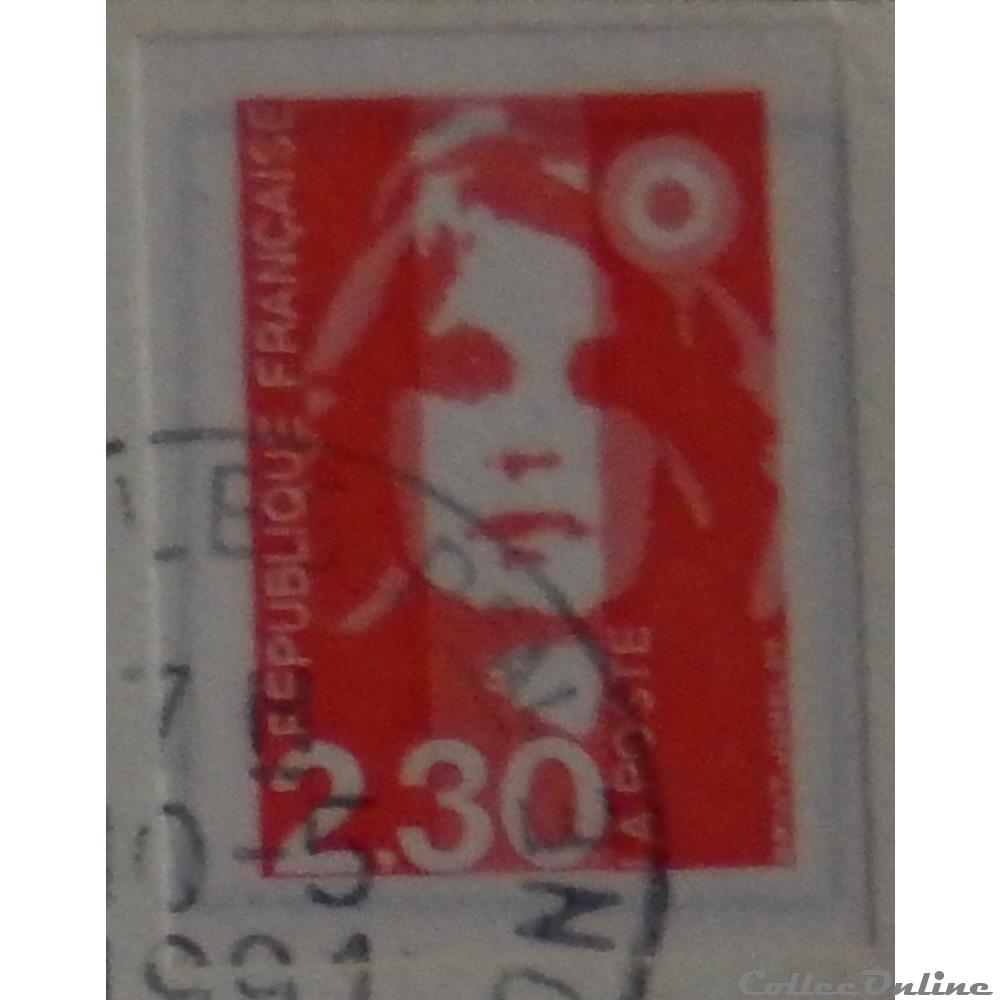 AA00001 Marianne de Briat rouge 2.30F de 1990 3 timbre france aa00001 marianne de briat rouge 2 30f de 1990