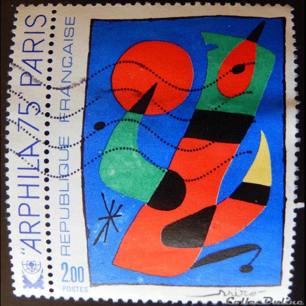 01811 ARPHILA 75 - Juan Miró 2F timbre france 01811 arphila 75 juan miro 2f