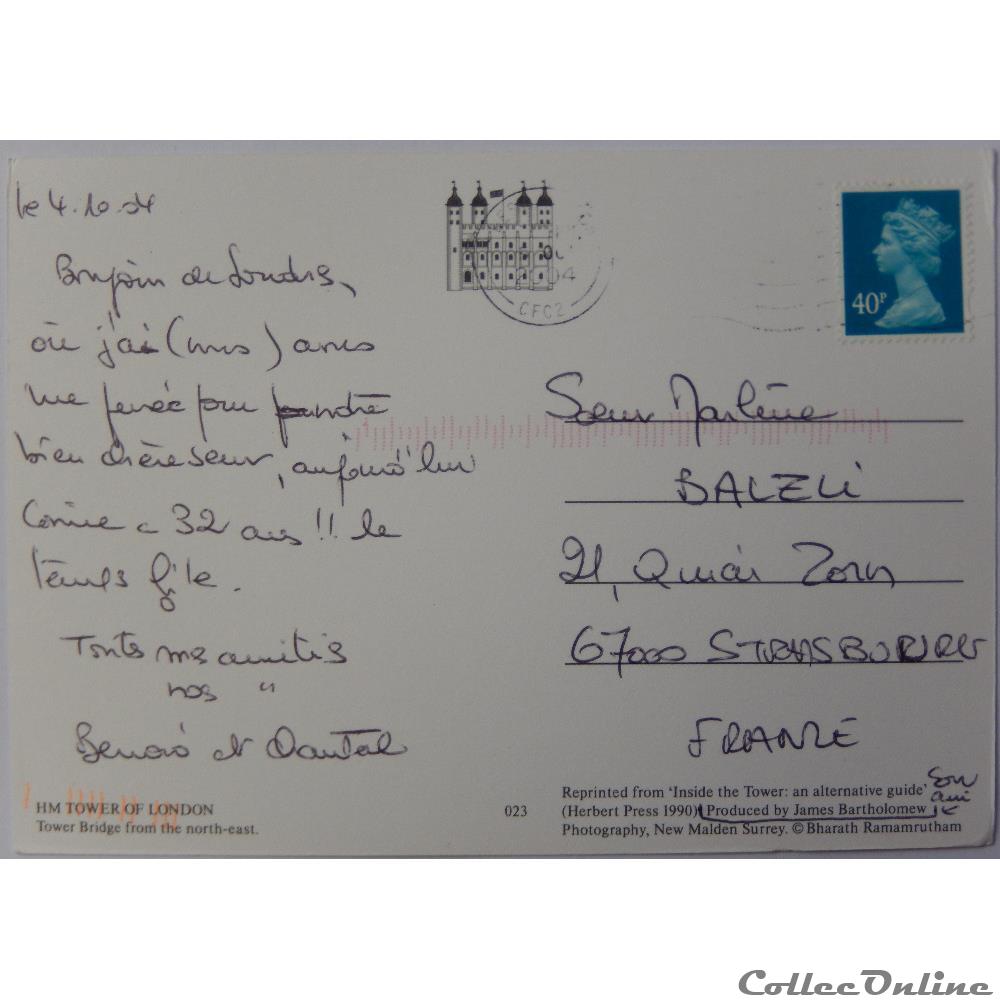 CP du Royaume-Uni, Angleterre, Londres carte postale europe provence cote azur cp du royaume uni angleterre londres