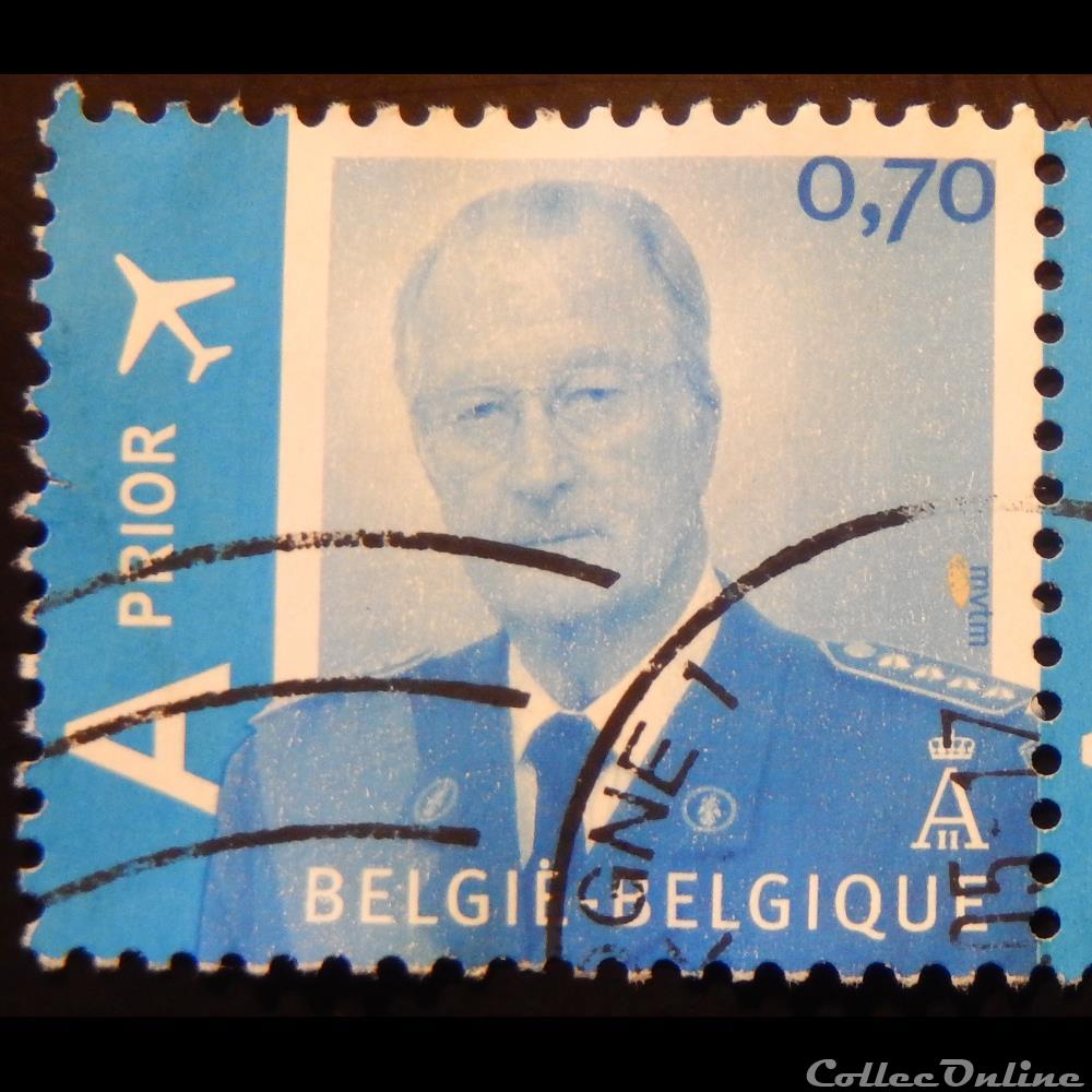 Belgique 03402 roi Albert II 0.70€ de 2005 timbre europe belgique 03402 roi albert ii 0 70 de 2005