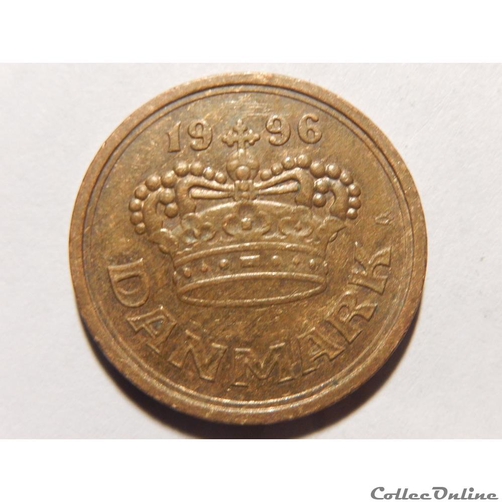 Danemark, 50 ore de 1996 monnaie monde danemark 50 ore de 1996