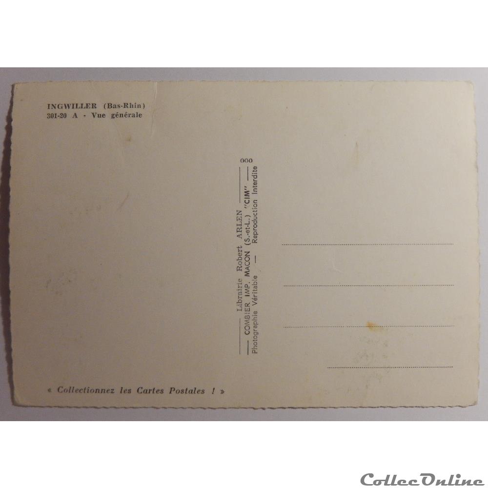 carte postale france alsace cpa de ingwiller bas rhin