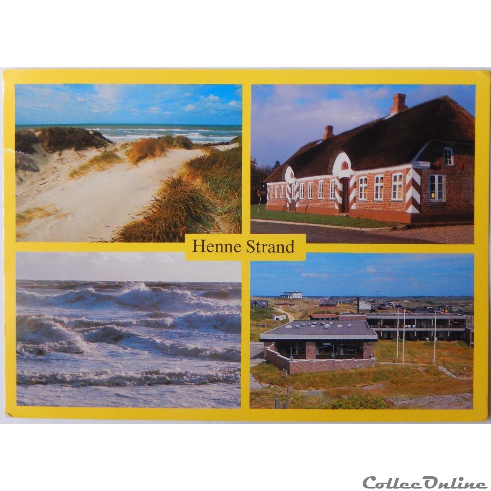 CP du Danemark, Henne Strand carte postale europe alsace cp du danemark henne strand