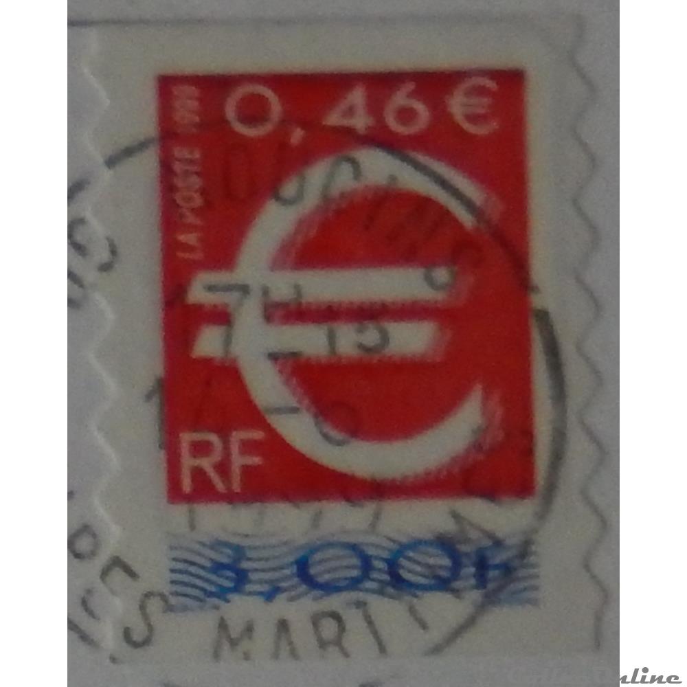 AA00024 €uros 0.46€ - 3F00 de 1999 timbre france aa00024 uros 0 46 3f00 de 1999
