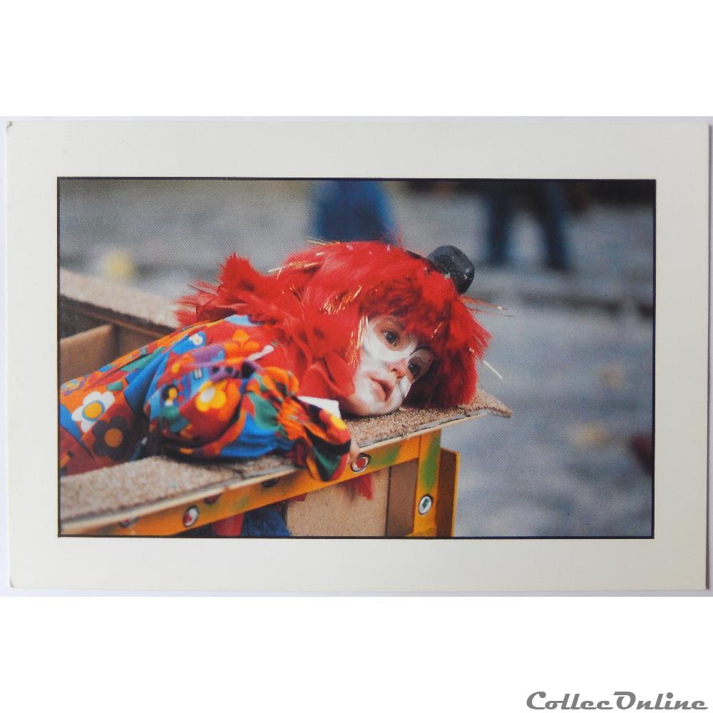 CP Enfant clown carte postale ile de france cp enfant clown