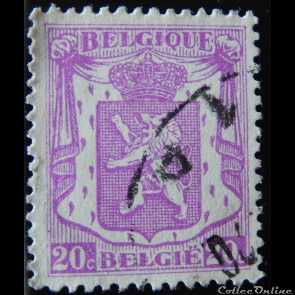 Belgique 00422 lion debout 20c de 1936 timbre europe belgique 00422 lion debout 20c de 1936