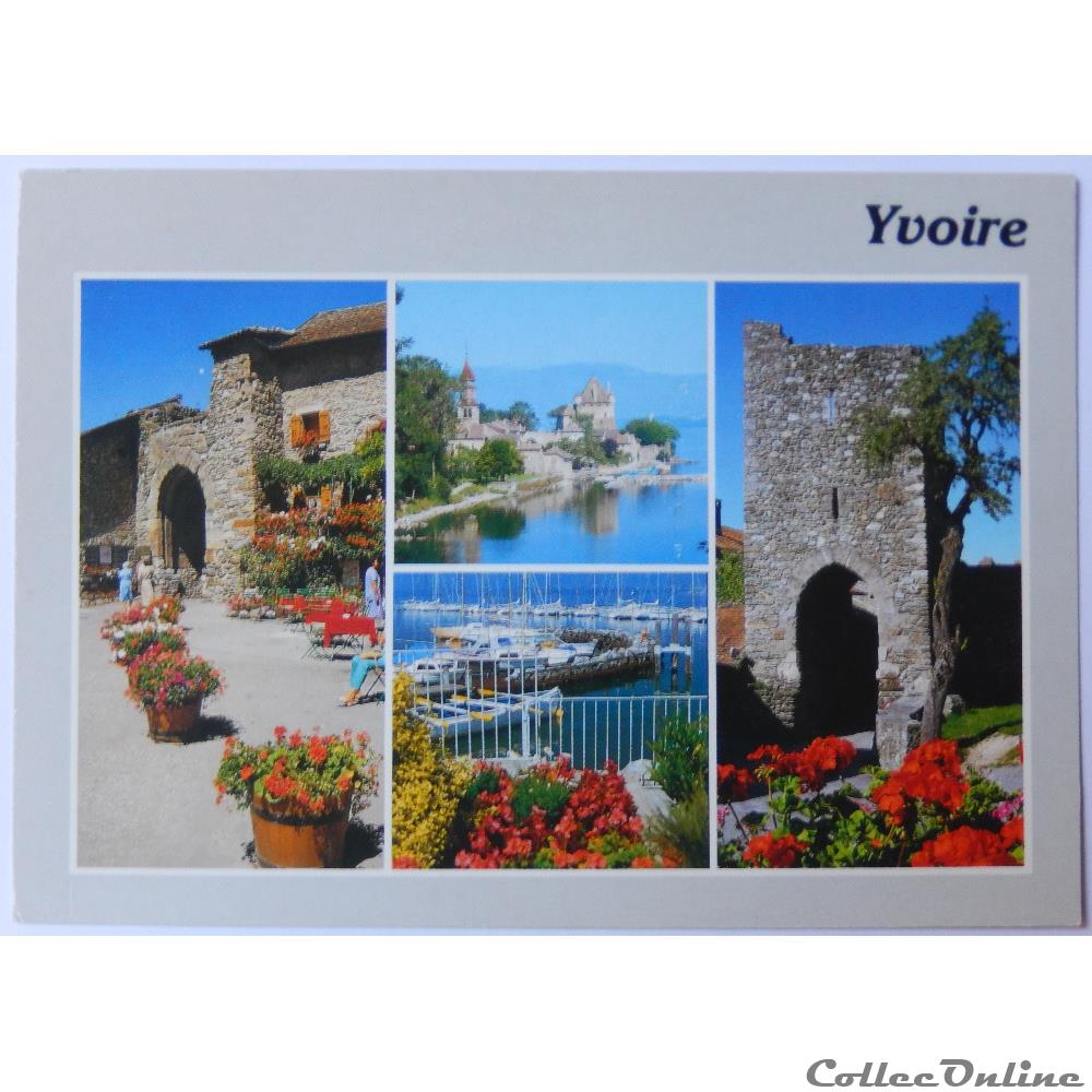 carte postale france rhone alpe cp de haute savoie yvoire