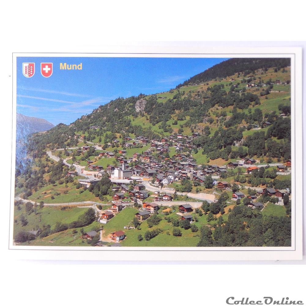 CP de Suisse, Le Valais, Mund carte postale europe picardie cp de suisse le valais mund