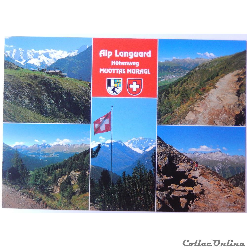 CP de Suisse, Les Grison, Alp Languard carte postale europe provence cote azur cp de suisse les grison alp languard