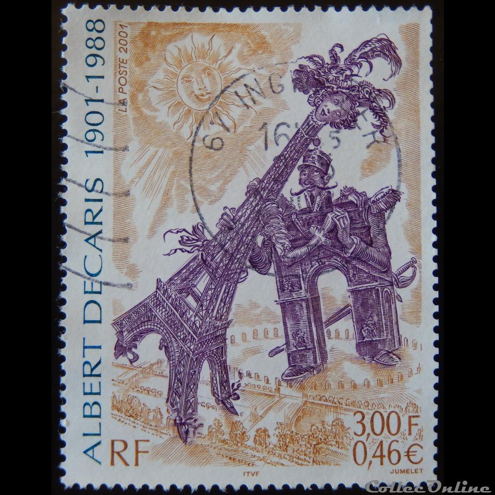 03435 Centième anniversaire d´Albert Decaris 1901-1988 0,46 € - 3,00 F timbre france 03435 centieme anniversaire d albert decaris 1901 1988 0 46 3 00 f