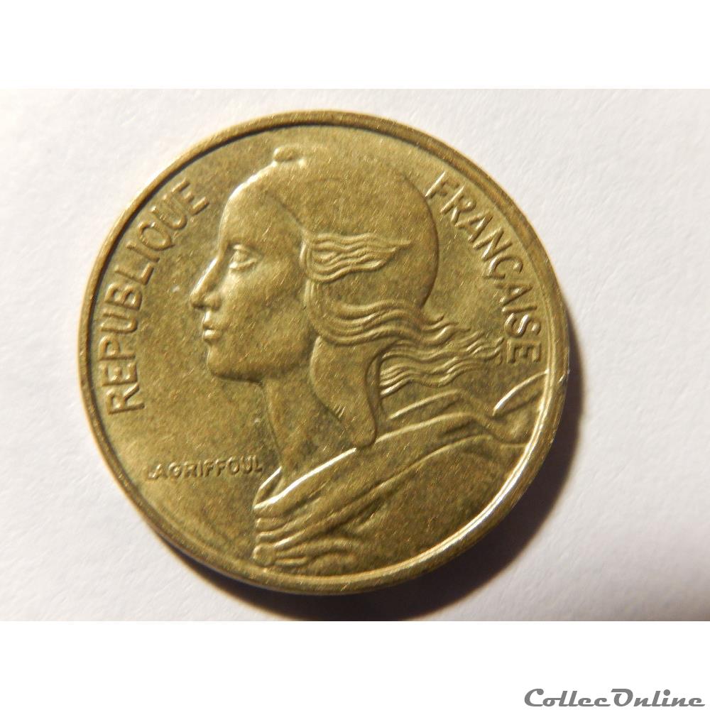 monnaie france moderne 5 centimes marianne 1986