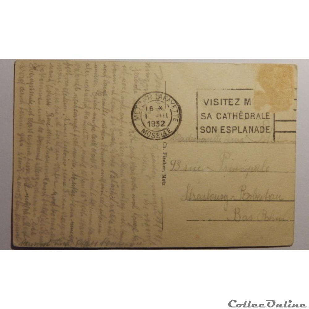carte postale france lorraine cpa de moselle metz