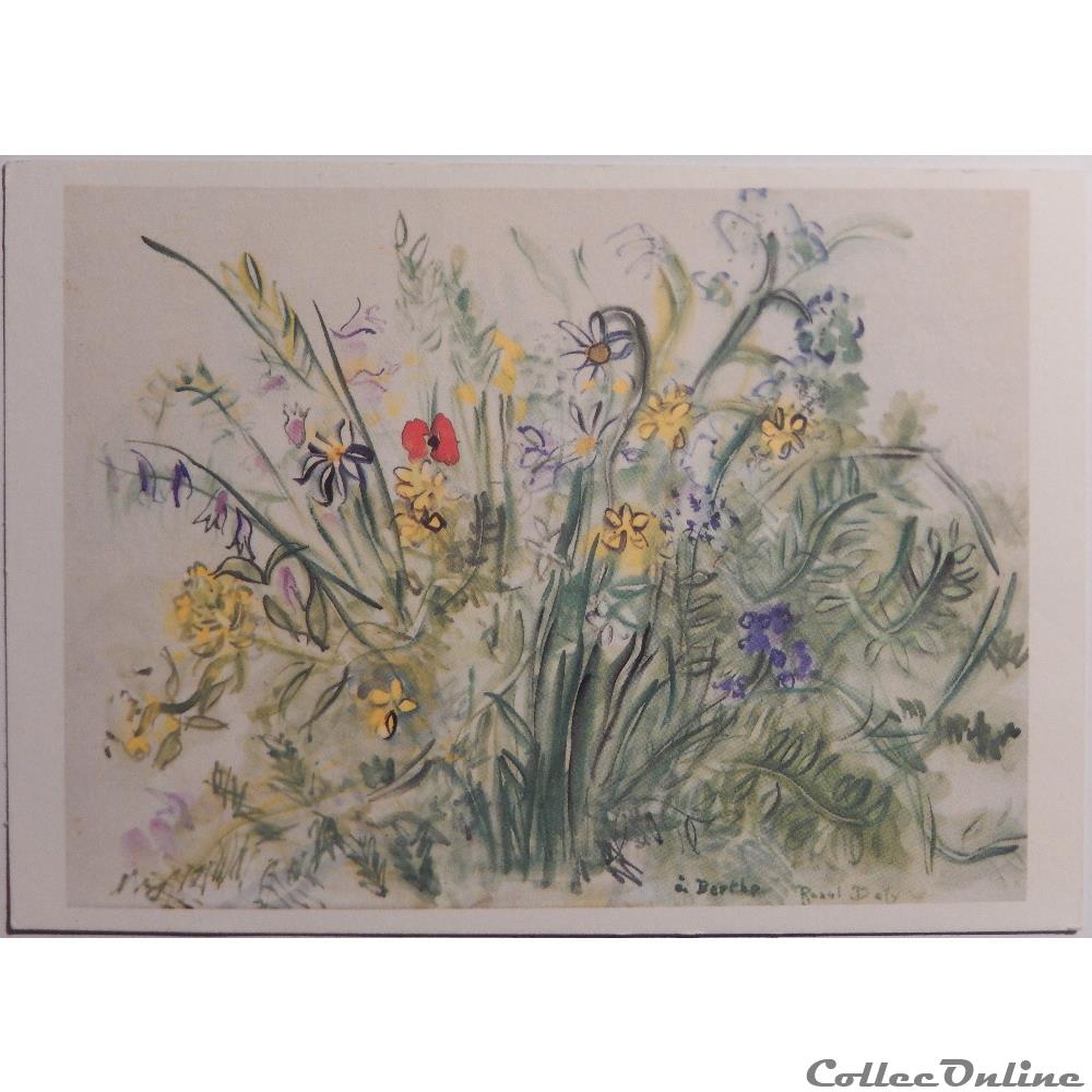carte postale auvergne cp peinture