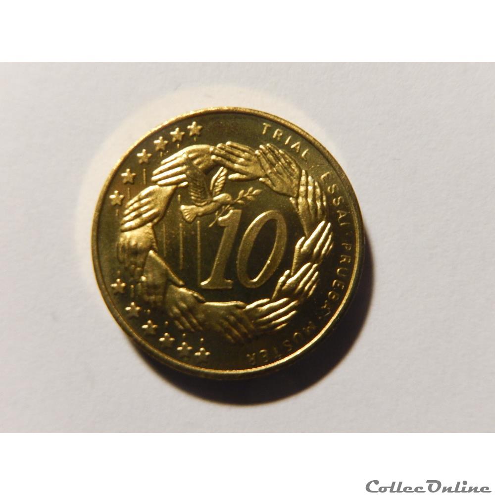 Pièce de 10 centimes monnaie euro andorre piece de 10 centimes