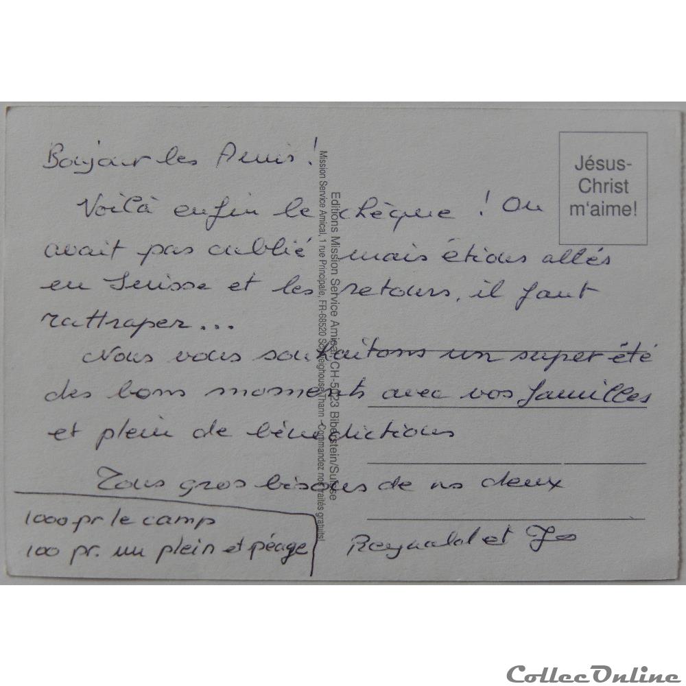 carte postale aquitaine cp citation biblique