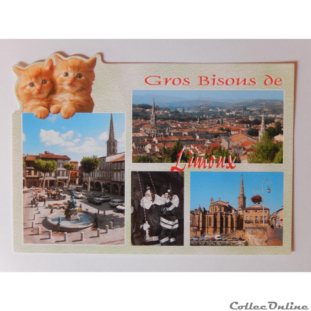 CP de l'Aude, Limoux. carte postale france midi pyrenee cp de aude limoux