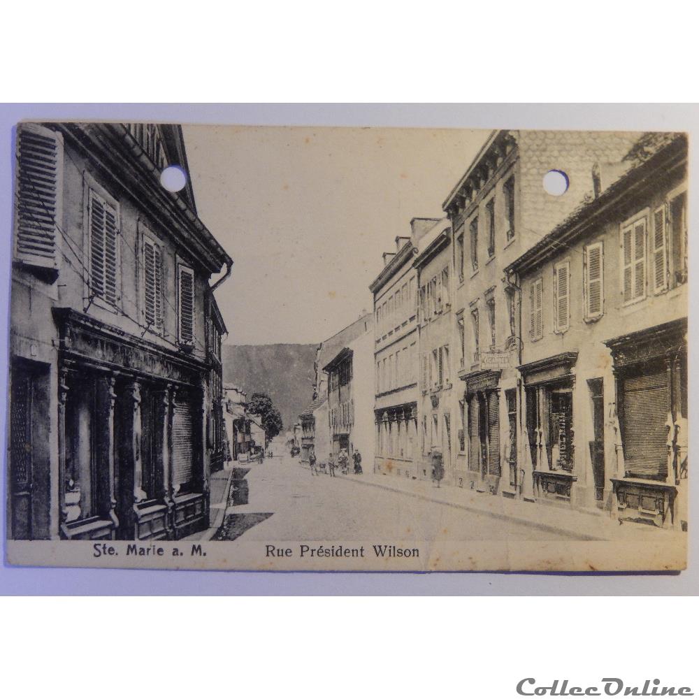 carte postale france alsace cpa de sainte marie aux mines haut rhin