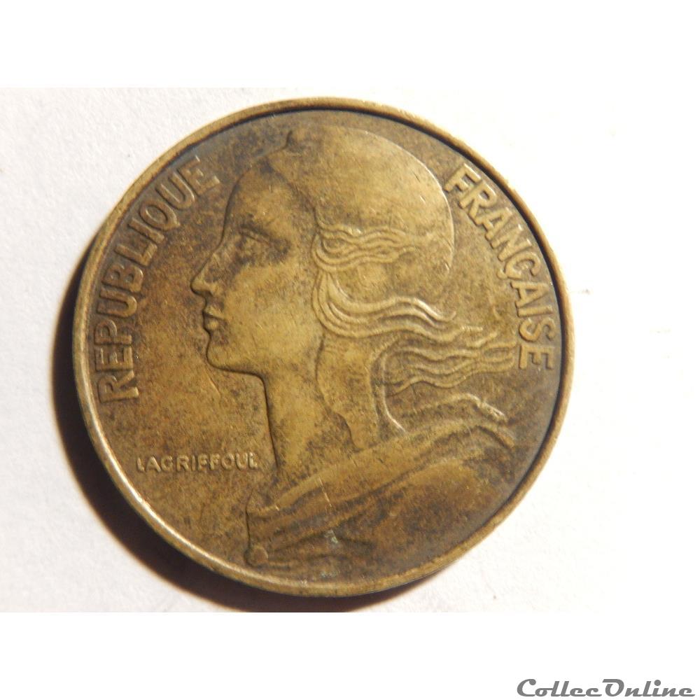 monnaie france moderne 20 centimes marianne 1994 abeille