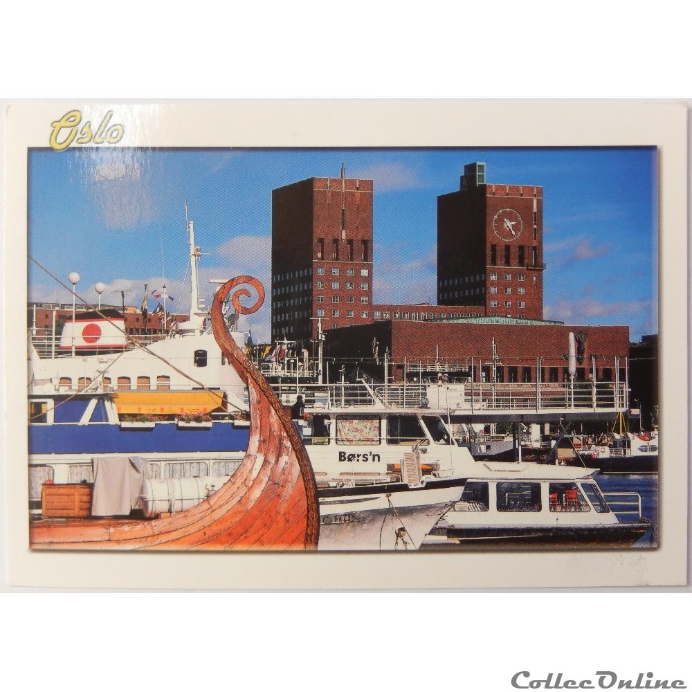 carte postale europe ile france cp de la norvege oslo