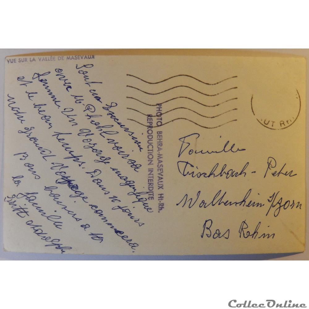 carte postale france alsace cpa de masevaux la vallee haut rhin