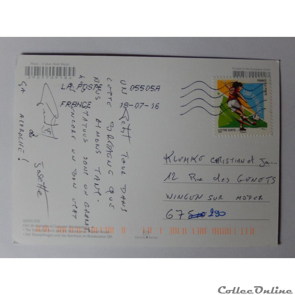 CP du Finistère, Sizun carte postale france bretagne cp du finistere sizun