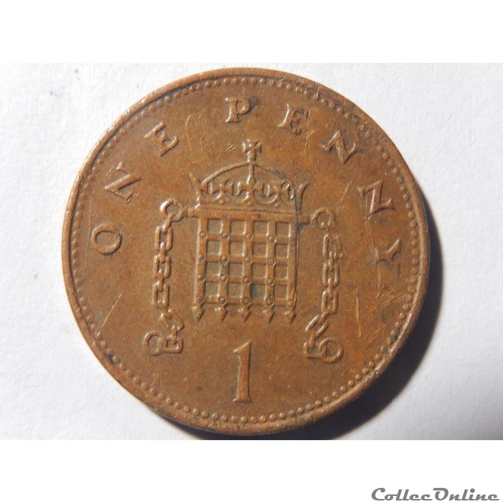 Royaume-Uni, 1 penny de 1995 monnaie monde royaume uni 1 penny de 1995