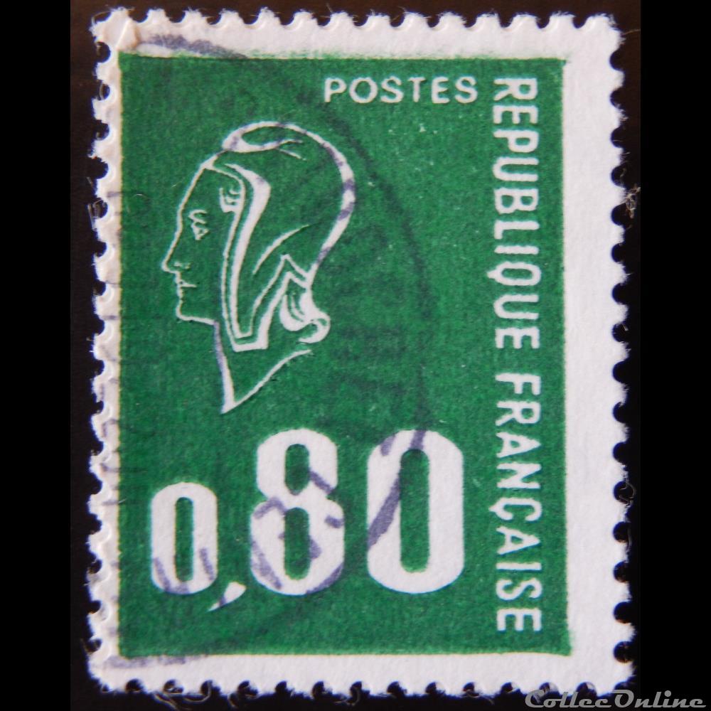 01891 Marianne de Béquet - 80c vert de 1976 2 timbre france 01891 marianne de bequet 80c vert de 1976