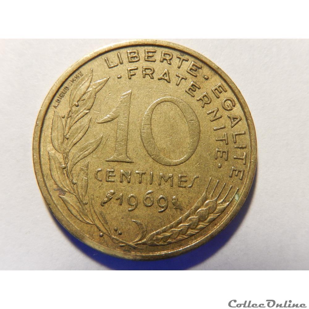10 centimes Marianne 1969 monnaie france moderne 10 centimes marianne 1969